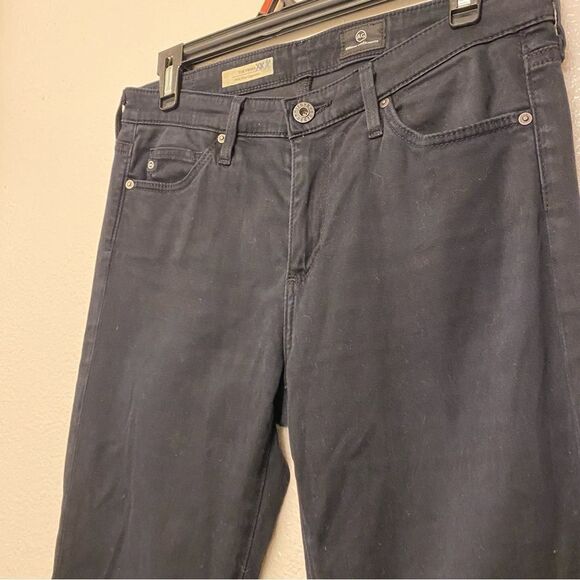 AG Adriano Goldschmied Prima Mid Rise Cigarette Jeans denim Black modal 27R - Picture 4 of 13